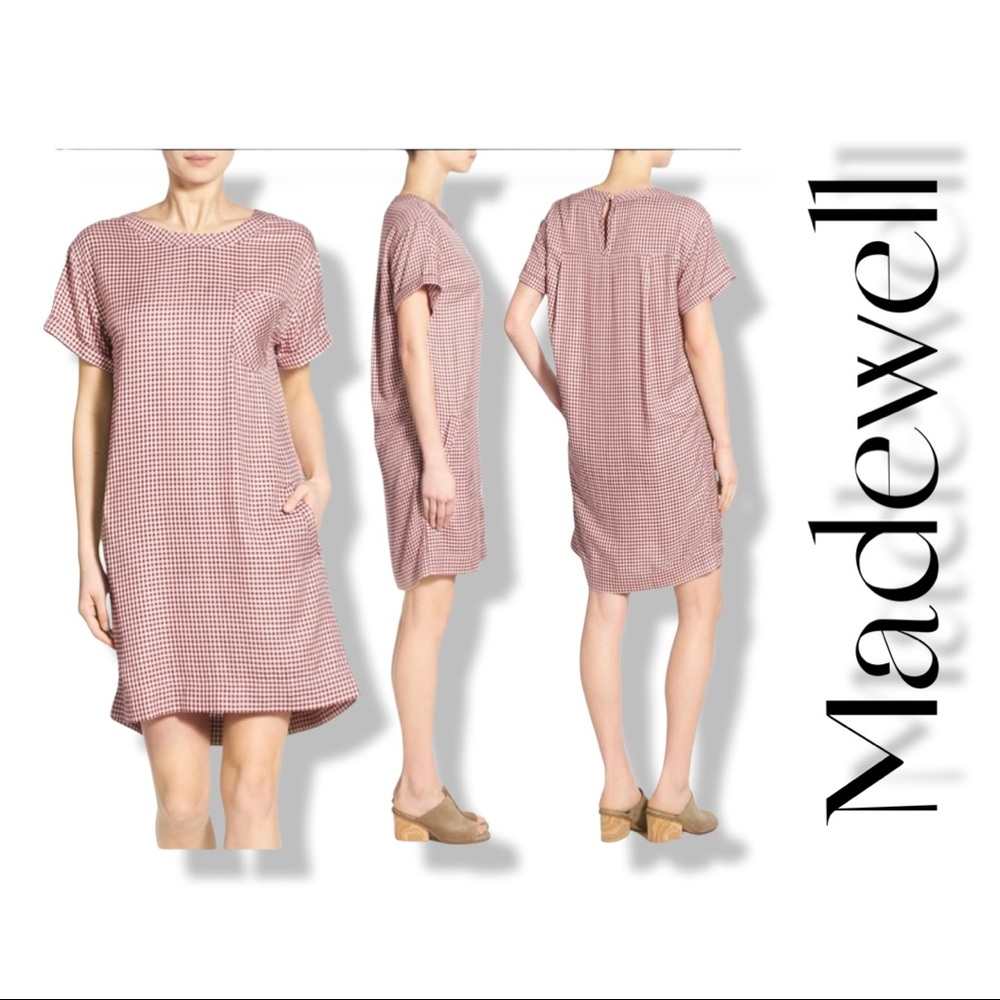 COPY - Madewell Gingham Shirt Dress